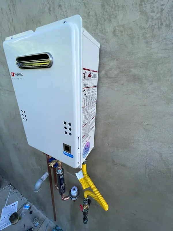 Tankless water heater installation for Browns Corner homes